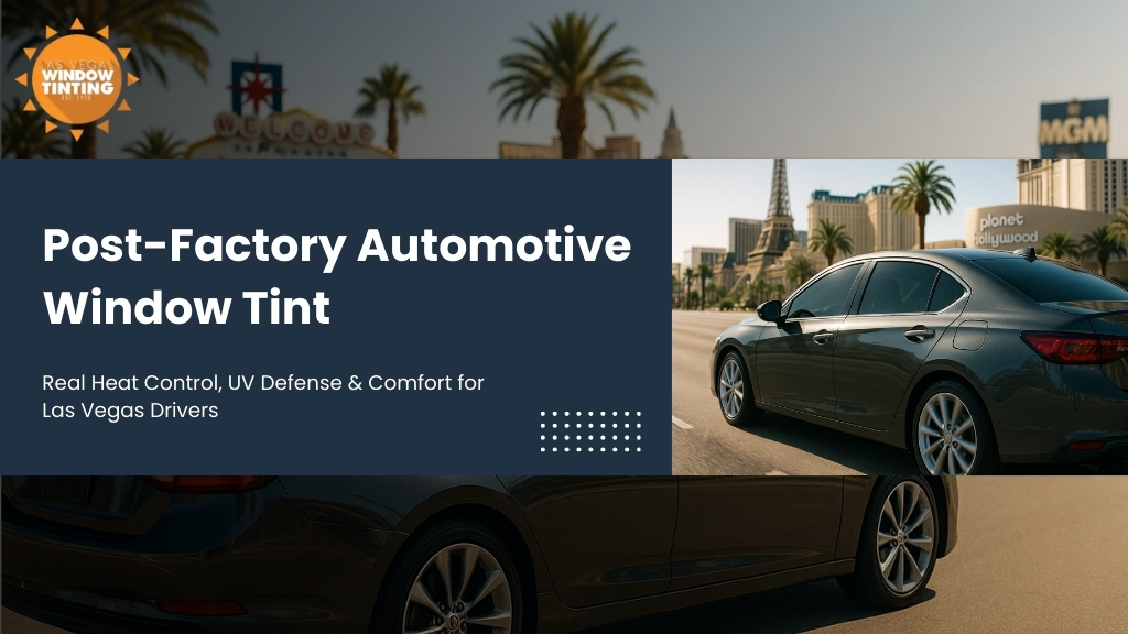Post-Factory Automotive Window Tint